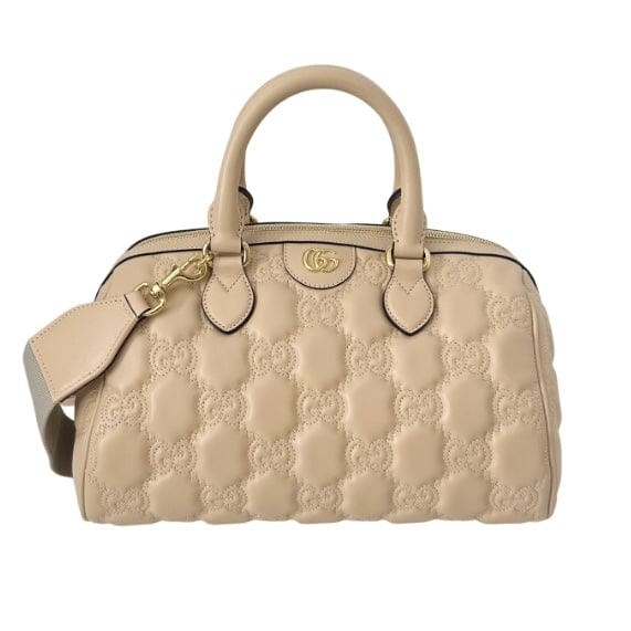 Luxury Gucci GG Matelasse Large Bowler Bag