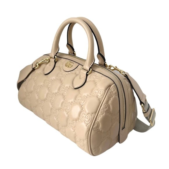 Luxury Gucci GG Matelasse Large Bowler Bag