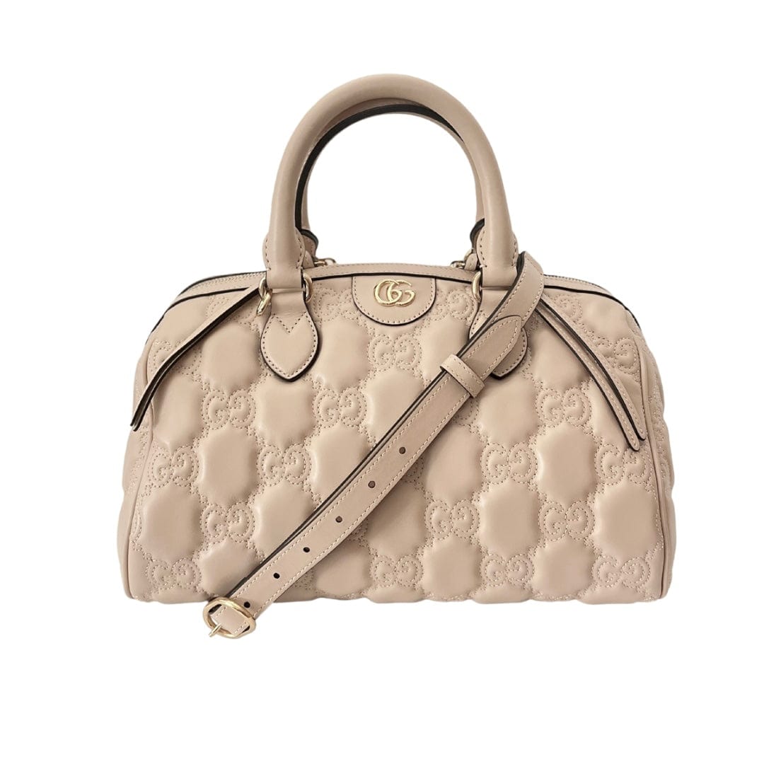 Luxury Gucci GG Matelasse Large Bowler Bag