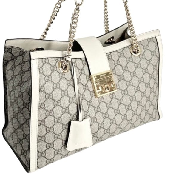 Luxury Gucci Padlock GG Medium Tote