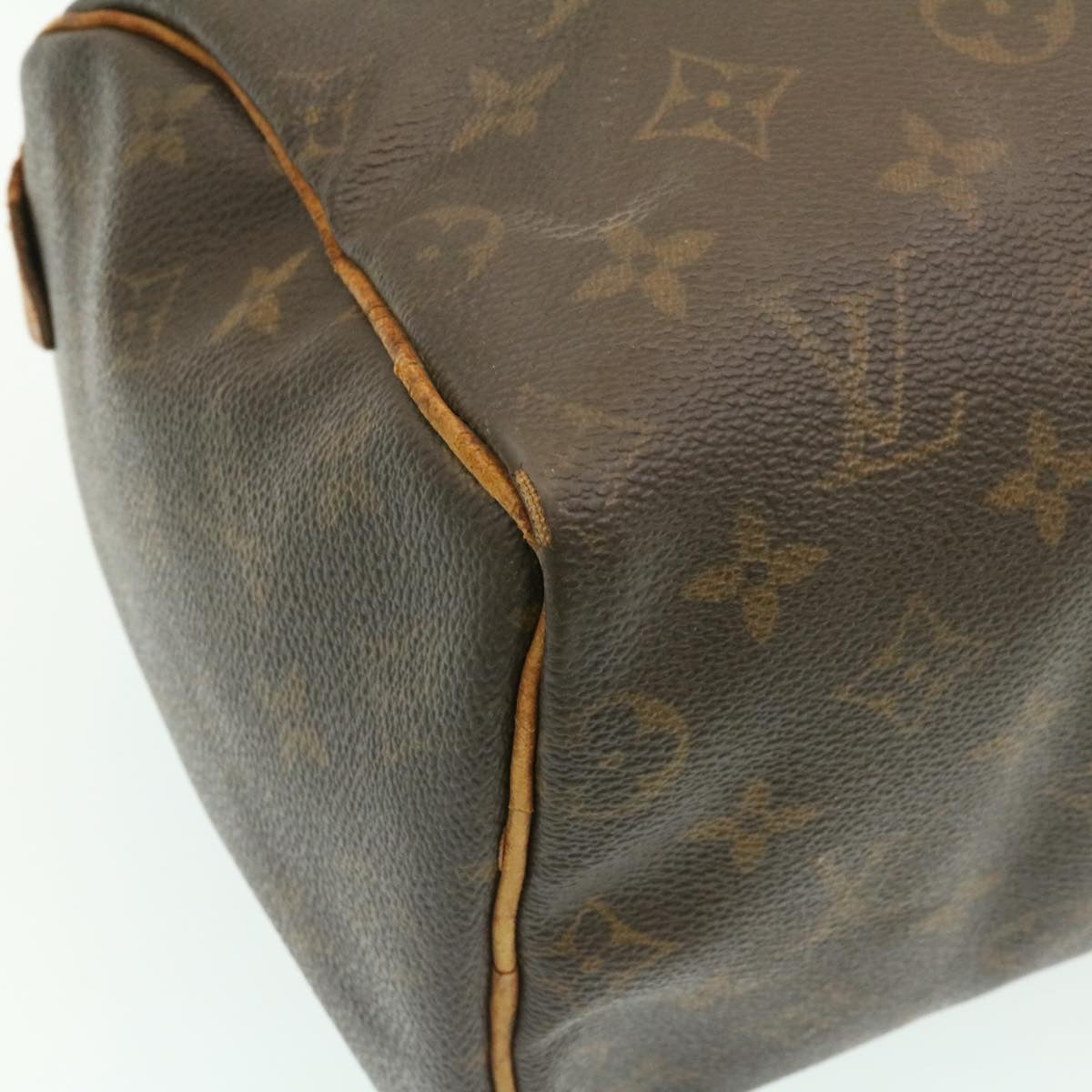 LOUIS VUITTON Monogram Speedy 25 Hand Bag M41528 LV st051