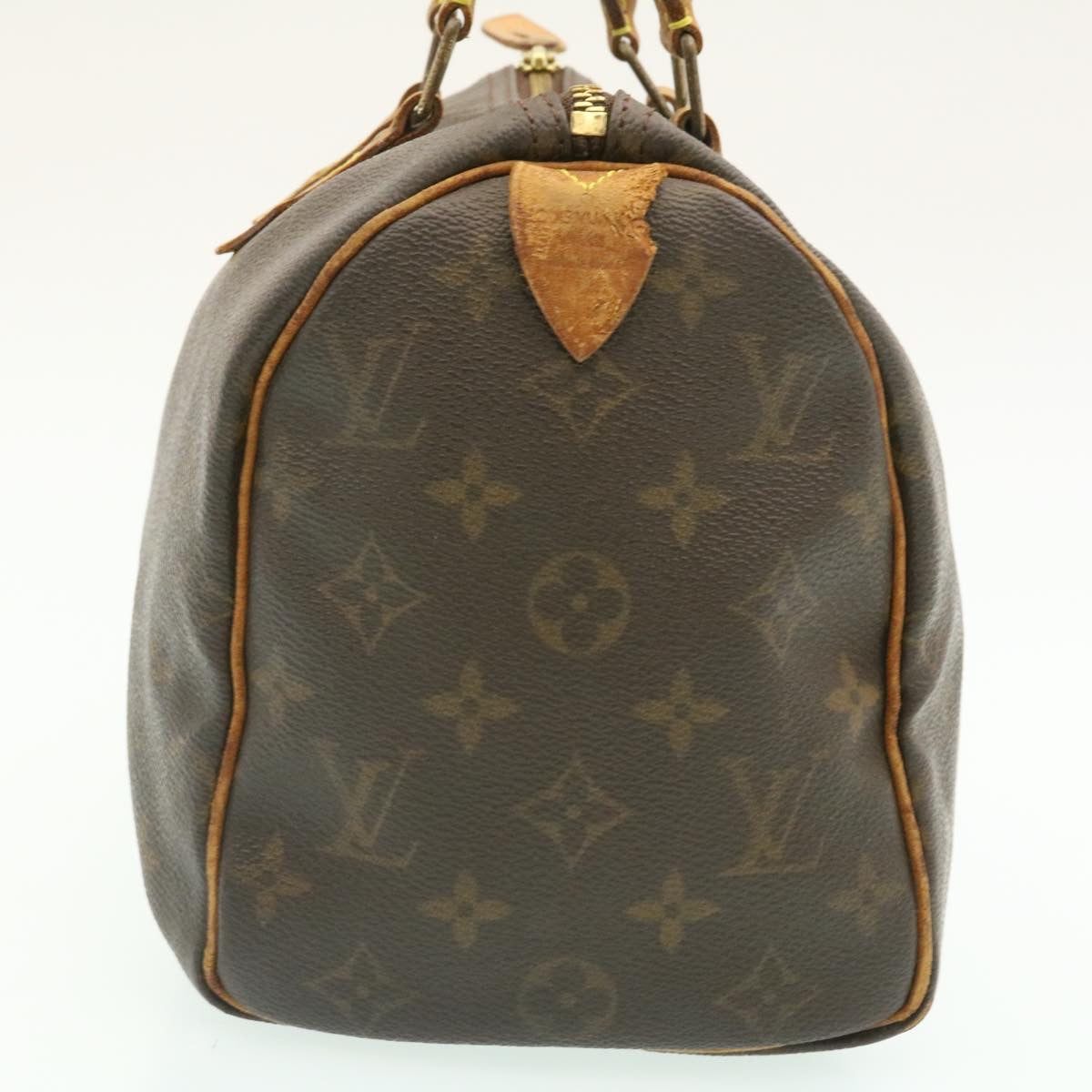 LOUIS VUITTON Monogram Speedy 25 Hand Bag M41528 LV st051
