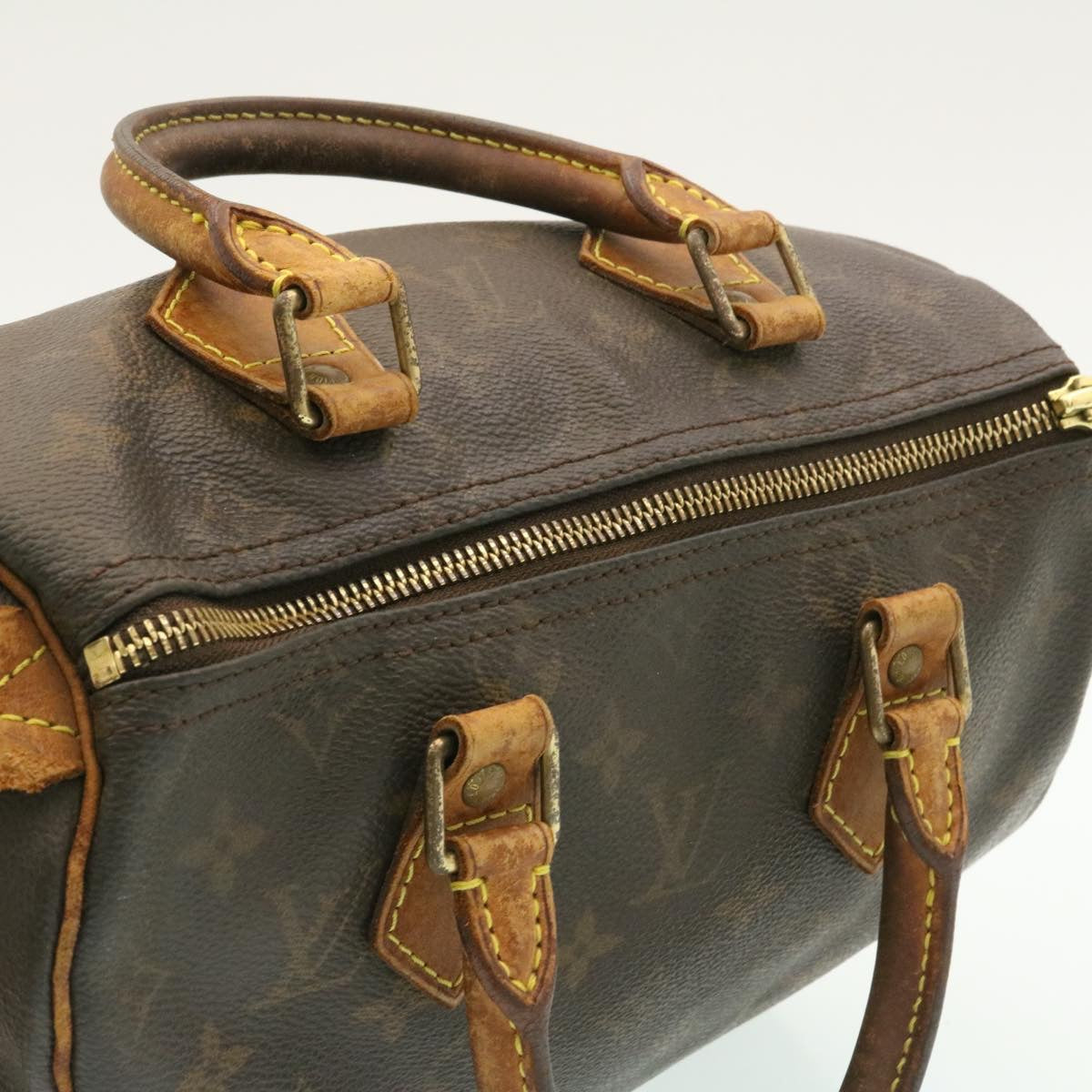 LOUIS VUITTON Monogram Speedy 25 Hand Bag M41528 LV st051