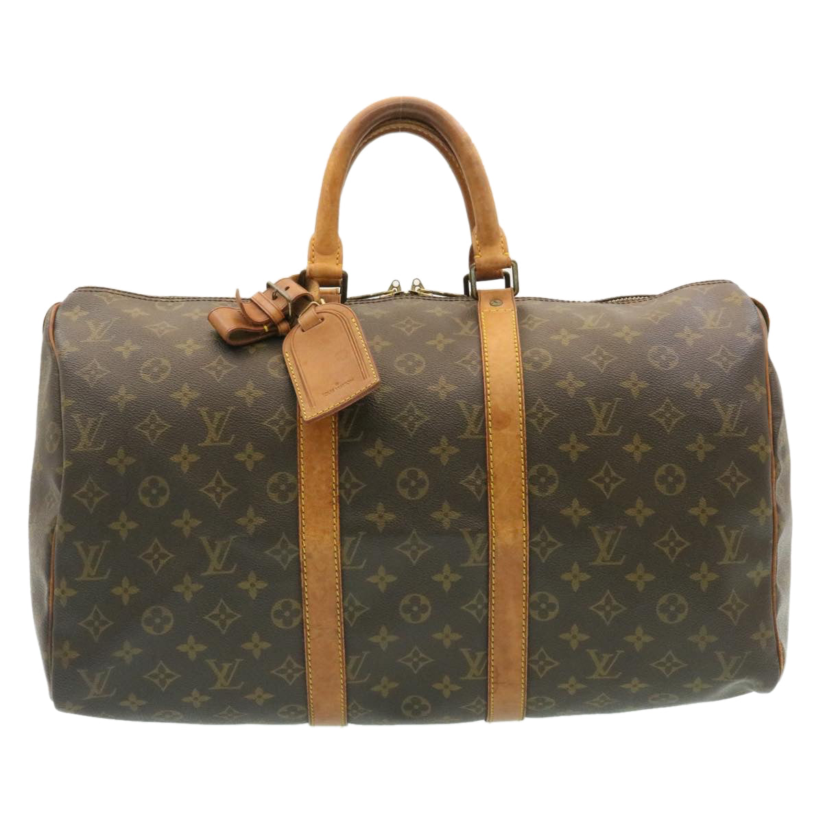 LOUIS VUITTON Monogram Keepall 45 Boston Bag M41428 LV st057