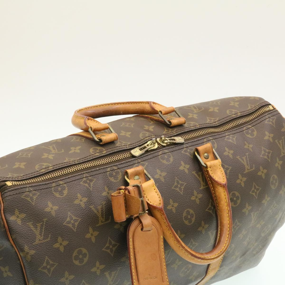 LOUIS VUITTON Monogram Keepall 45 Boston Bag M41428 LV st057