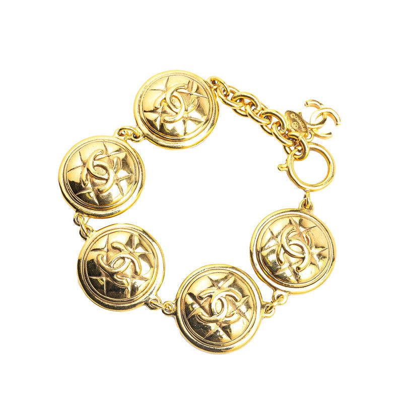 Chanel Matelasse Coco Mark 5-Link Bracelet