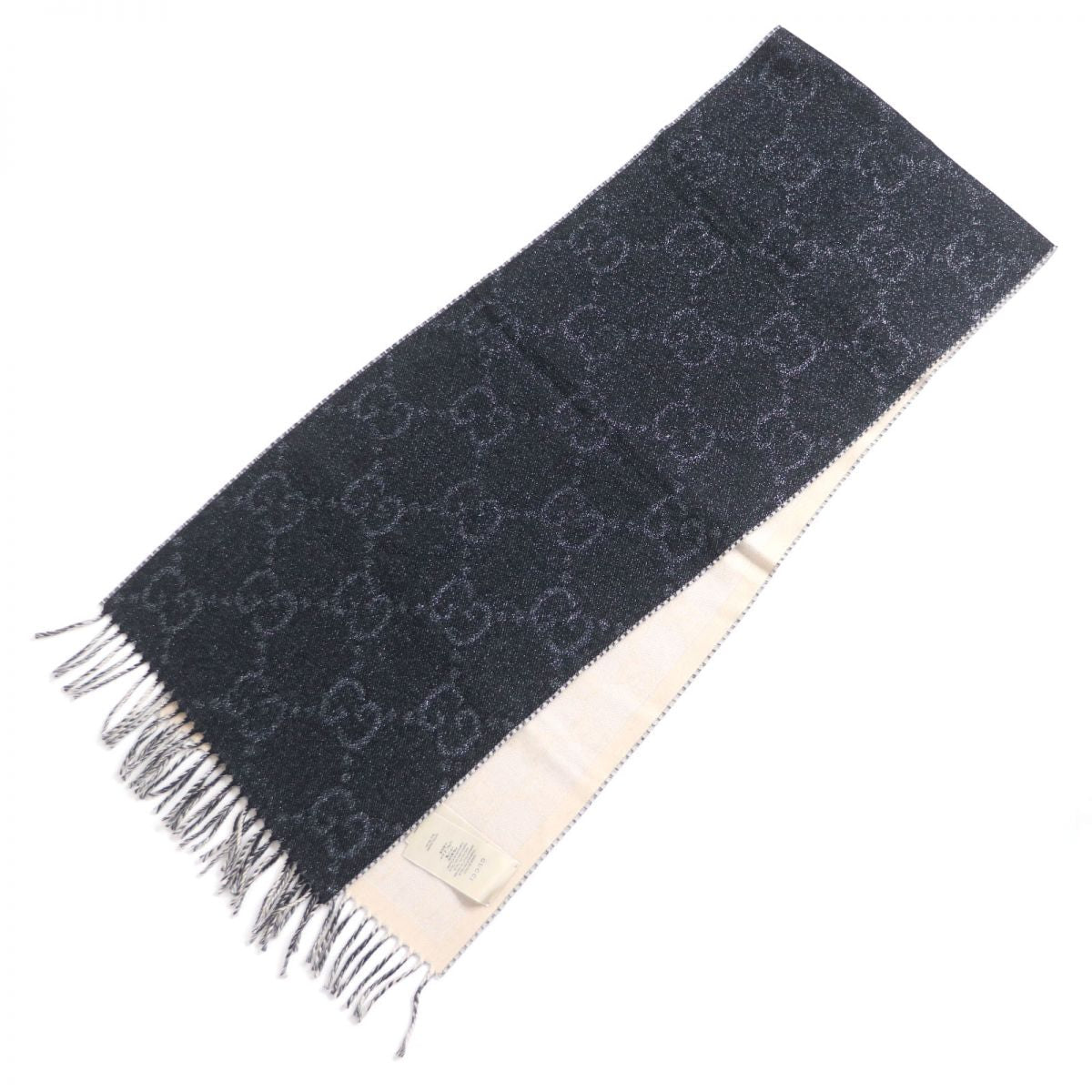 Luxury Gucci Trending 2025 GG Metallic Wool Jacquard Scarf