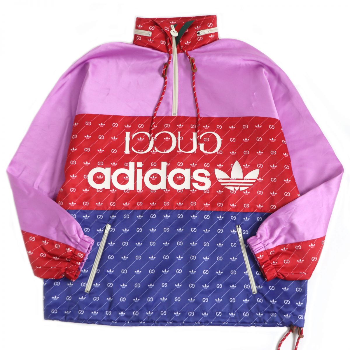 Luxury Gucci Trending 2025 GG Trefoil Logo Hooded Acetate Jacket 46
