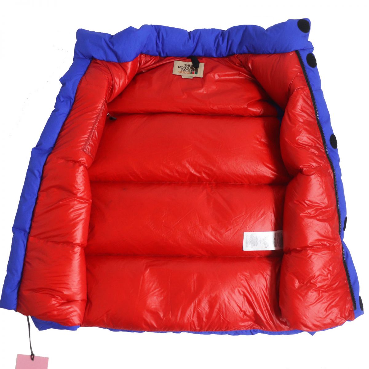 Luxury Gucci Trending 2025 x The North Face Cat Logo Down Vest Blue M