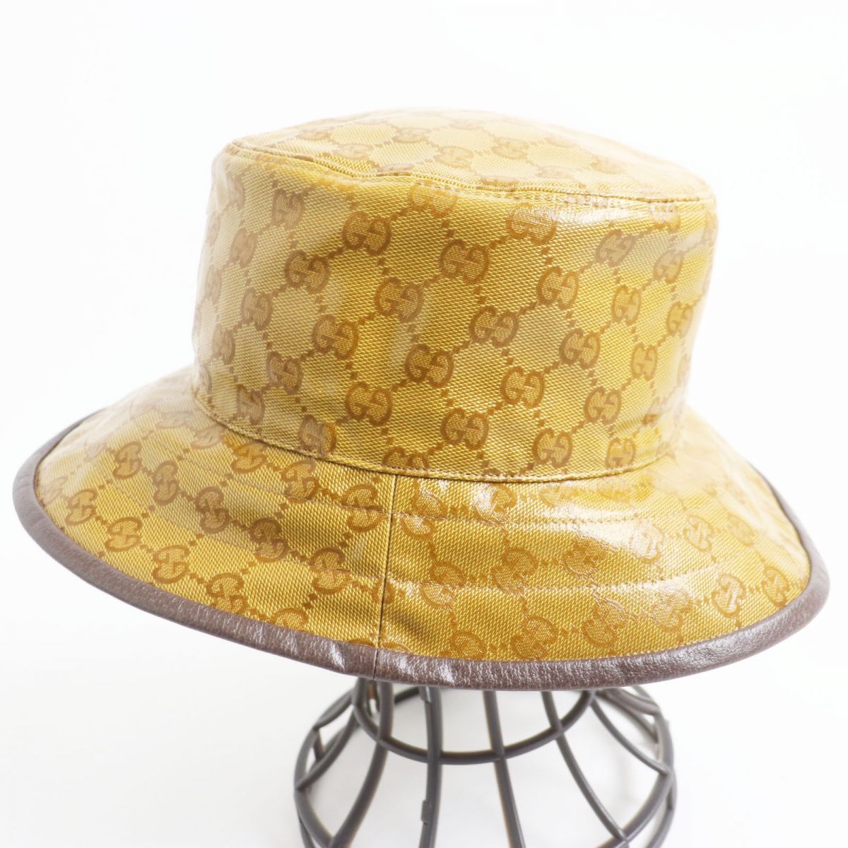 Luxury Gucci Trending 2025 x Adidas GG Trefoil Bucket Hat Beige S