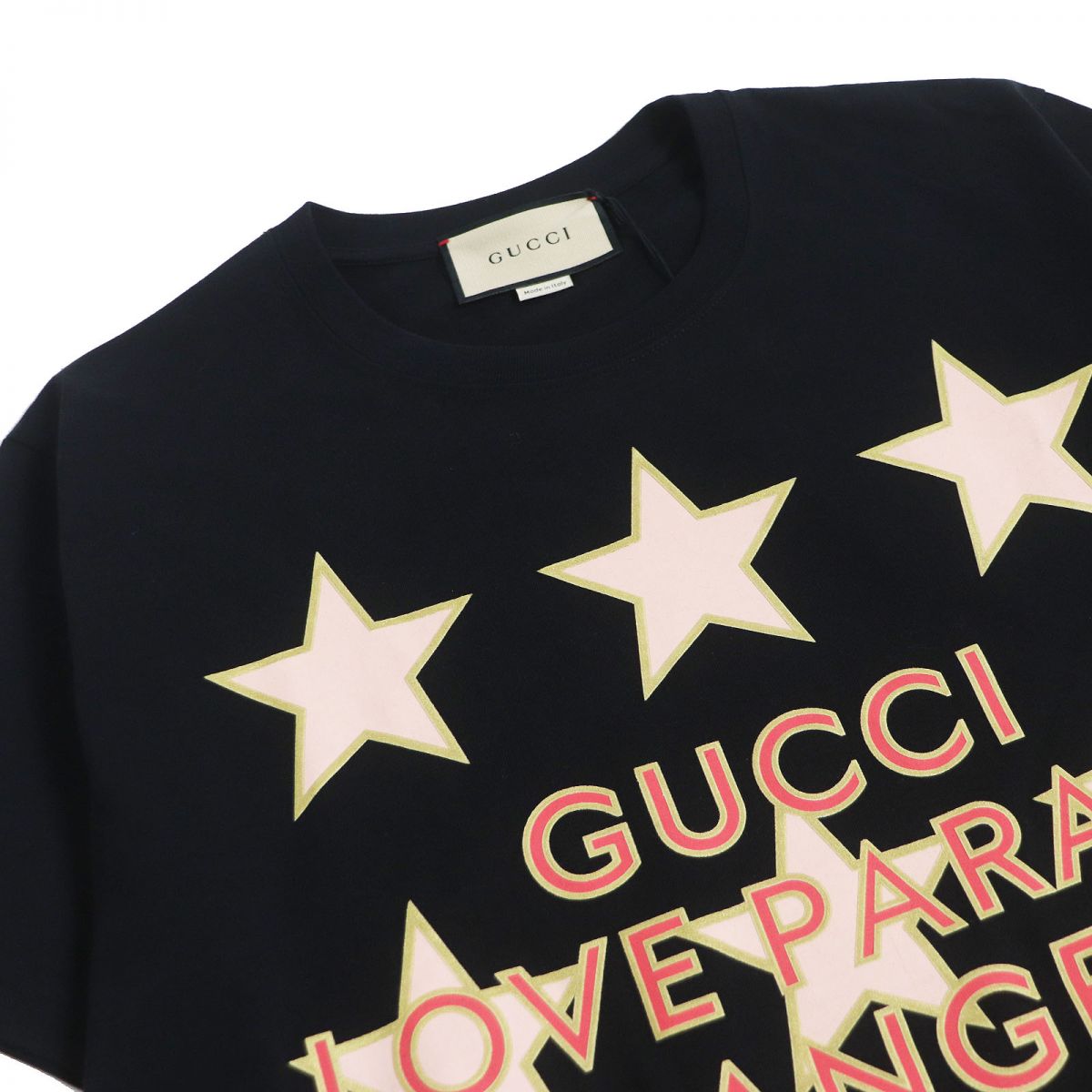 Luxury Gucci Trending 2025 Star Logo Print Crew Neck T-shirt XS