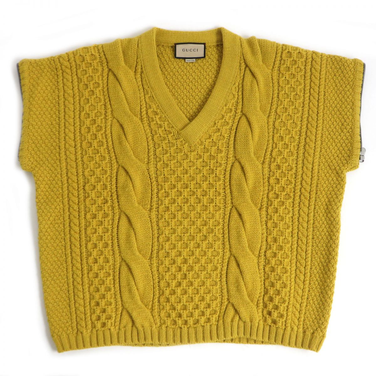 Luxury Gucci Trending 2025 XL V-neck 2WAY Wool Sweater