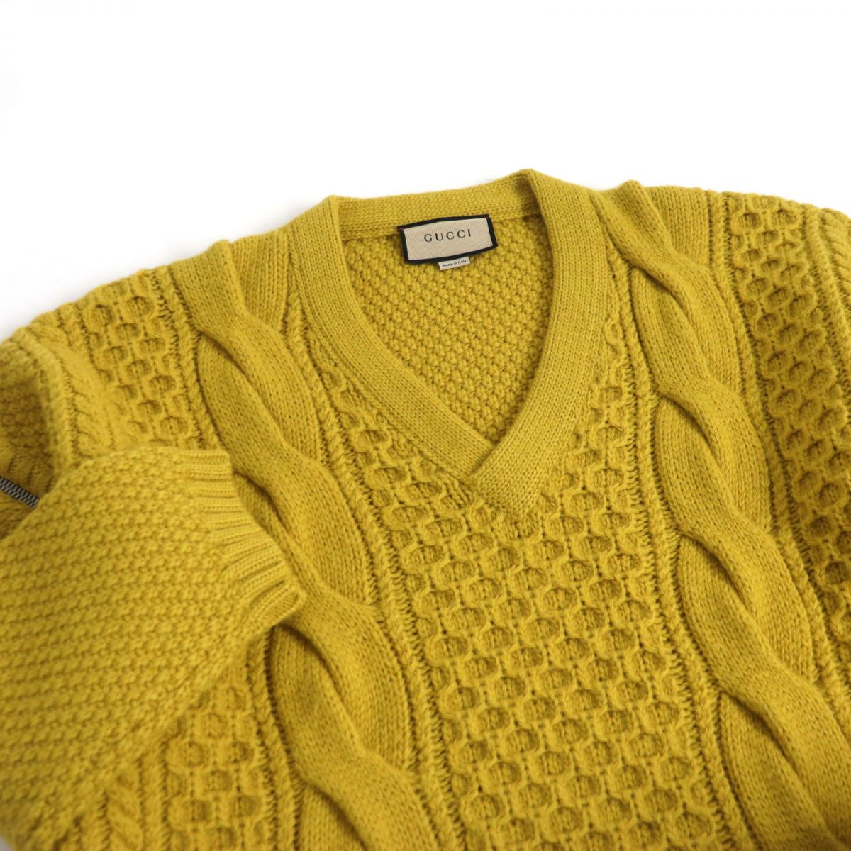 Luxury Gucci Trending 2025 XL V-neck 2WAY Wool Sweater