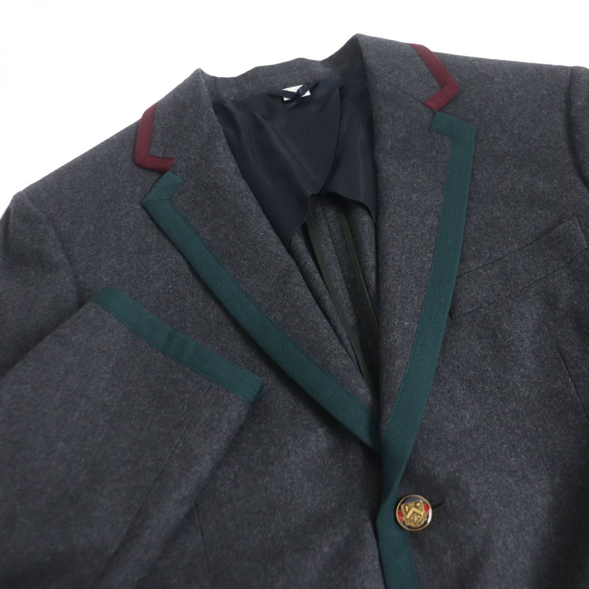 Luxury Gucci Trending 2025 Wool Logo Emblem Bee Blazer Gray 50