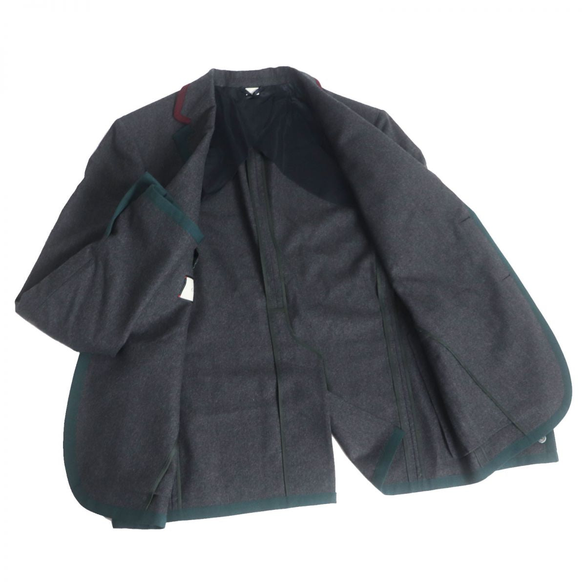 Luxury Gucci Trending 2025 Wool Logo Emblem Bee Blazer Gray 50