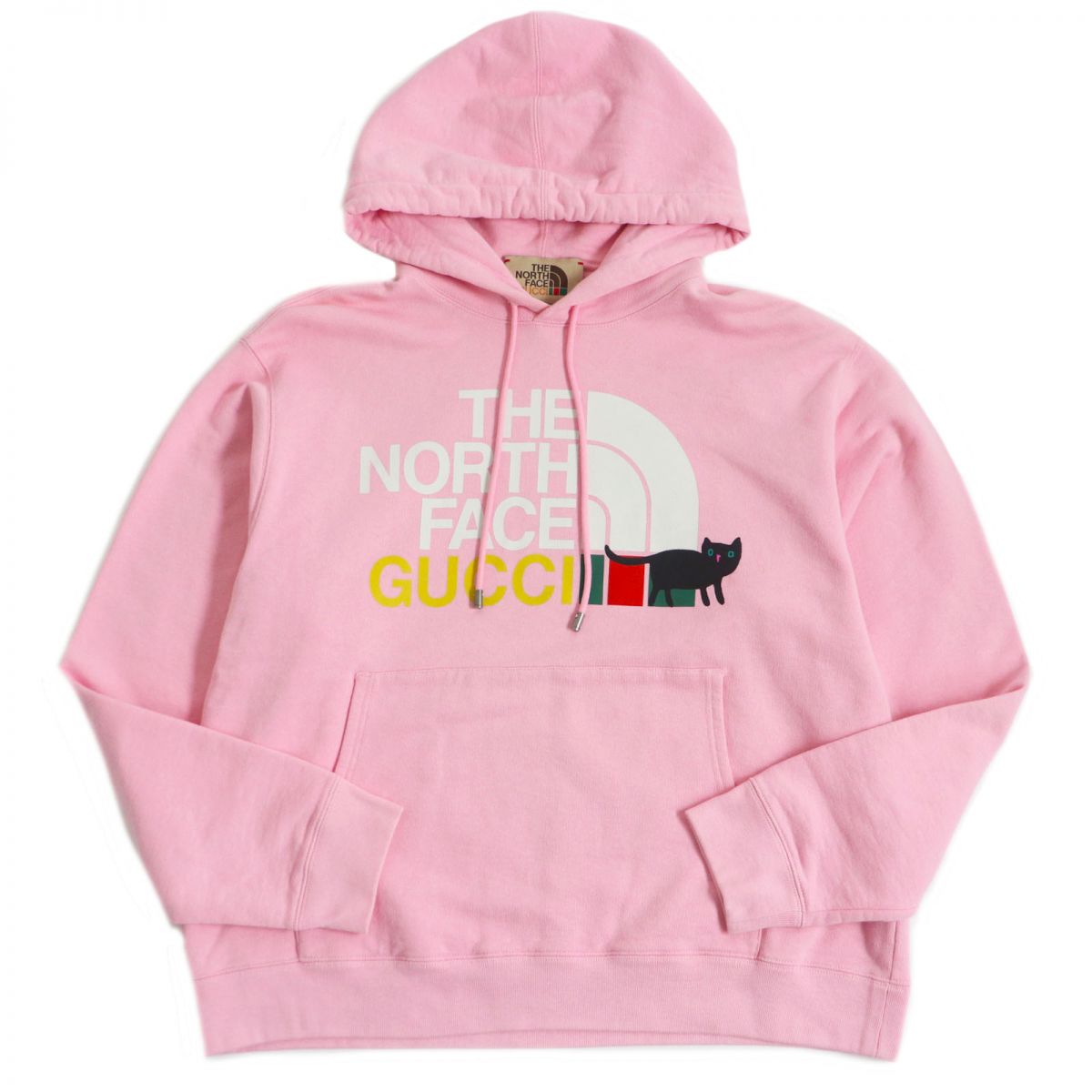 Luxury Gucci Trending 2025 x The North Face Logo Hoodie Pink M