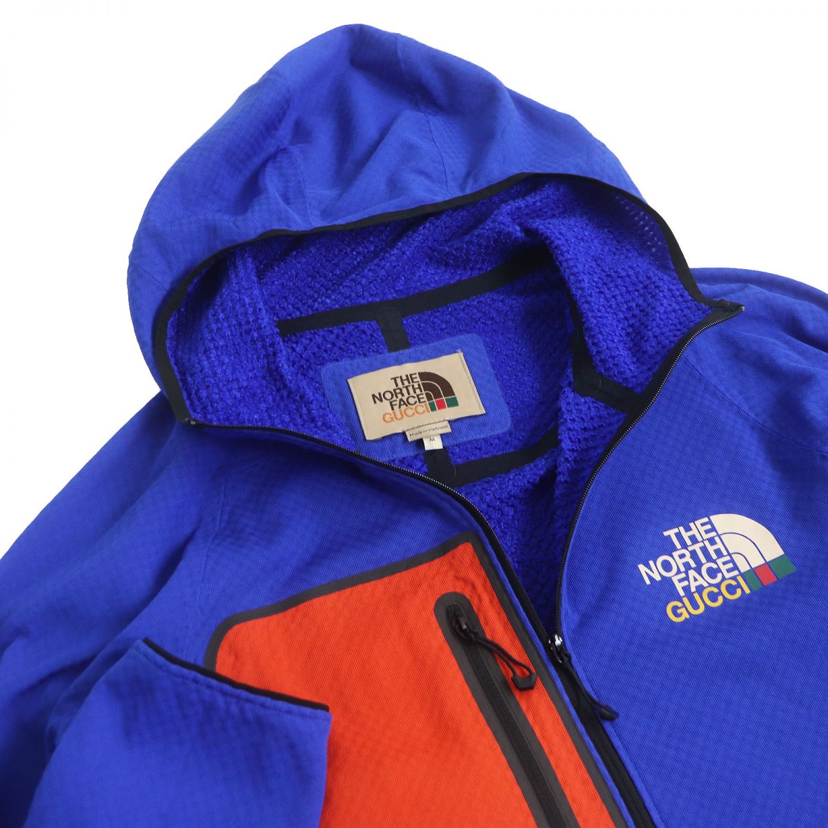 Luxury Gucci Trending 2025 x The North Face Fleece Half-Zip Hoodie Blue M