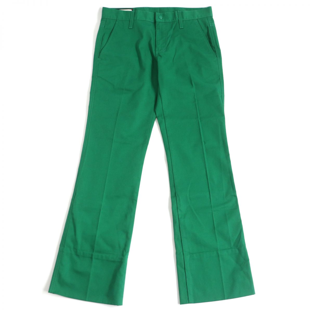 Luxury Gucci Trending 2025 Bootcut Trousers Green 32