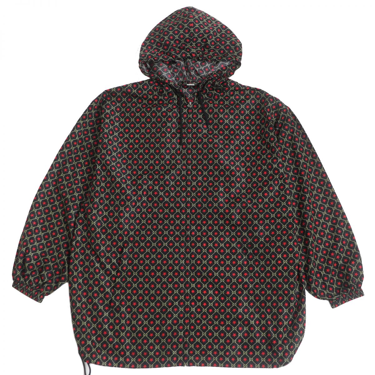 Luxury Gucci Trending 2025 GG Star Print Nylon Windbreaker Jacket