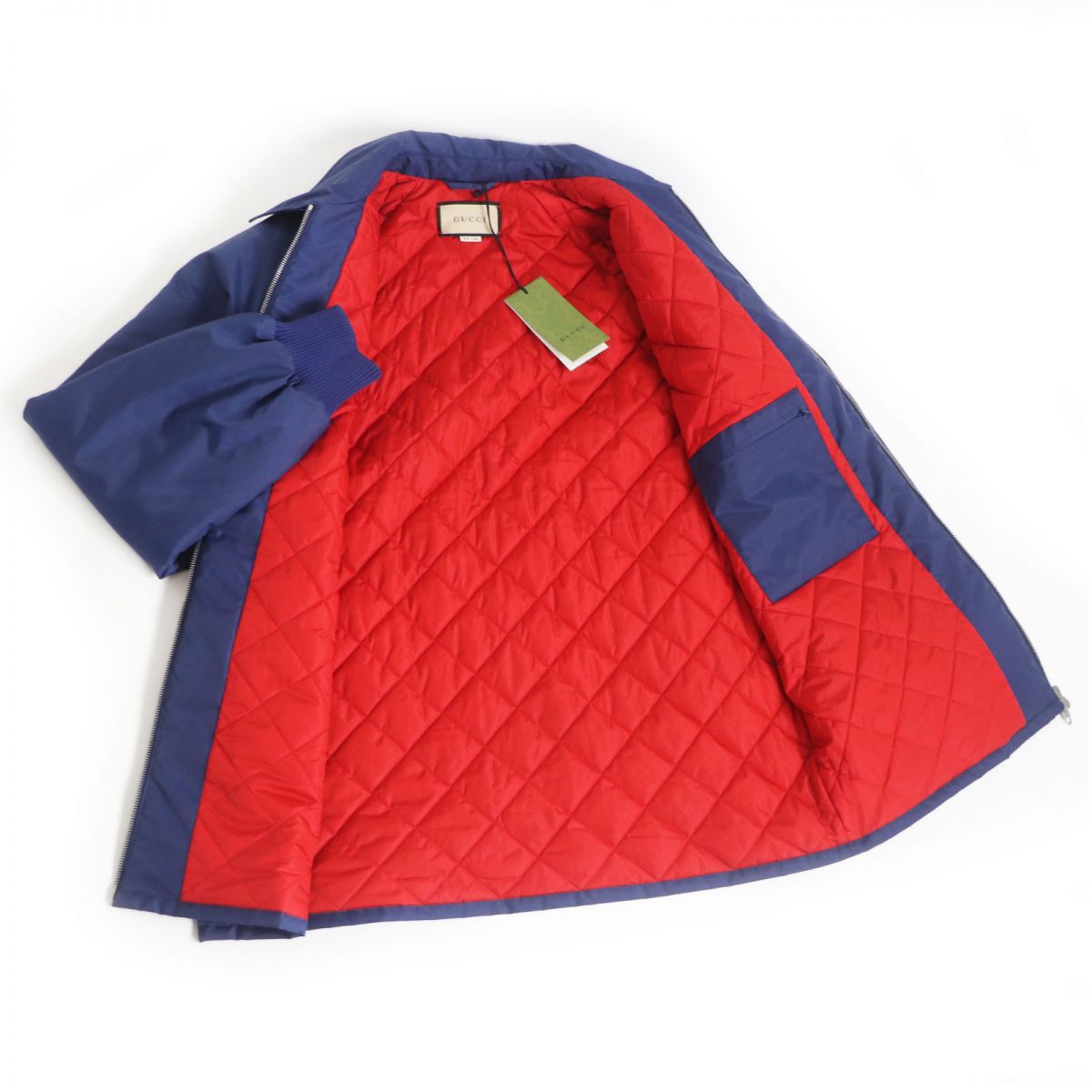 Luxury Gucci Trending 2025 Nylon WZIP Padded Blouson Jacket 44
