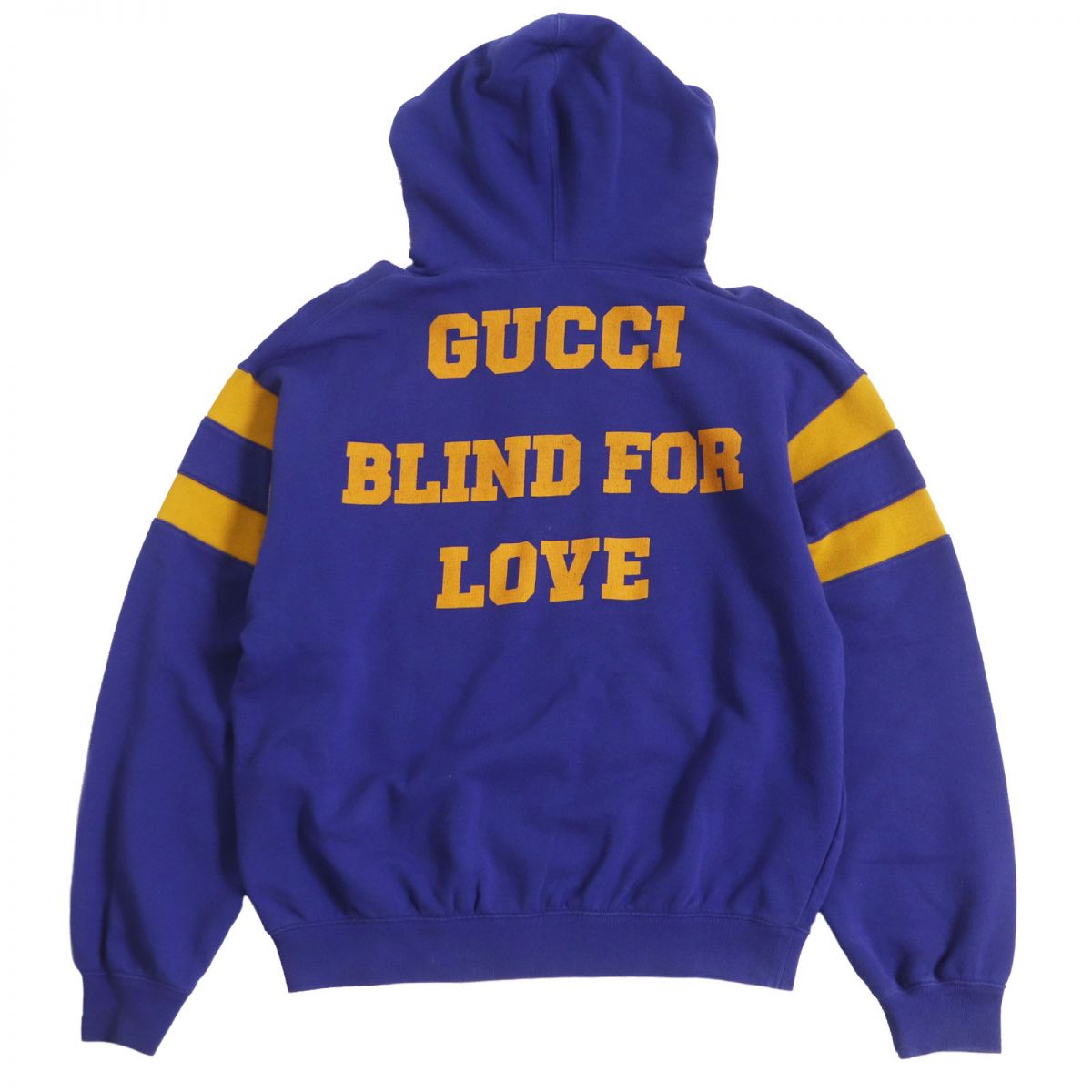 Luxury Gucci Trending 2025 Cotton College Logo Pullover Hoodie Blue S