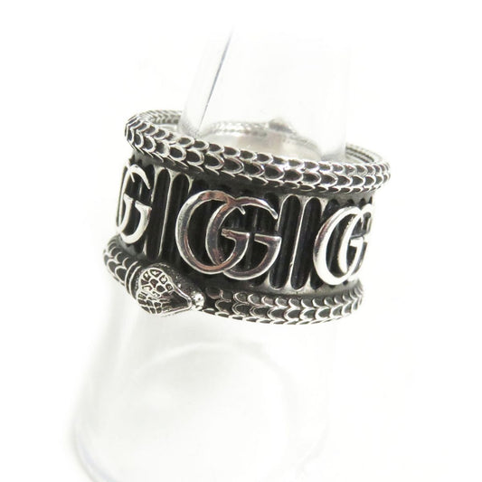 Luxury Gucci Trending 2025 Double G Snake Silver Ring 577201