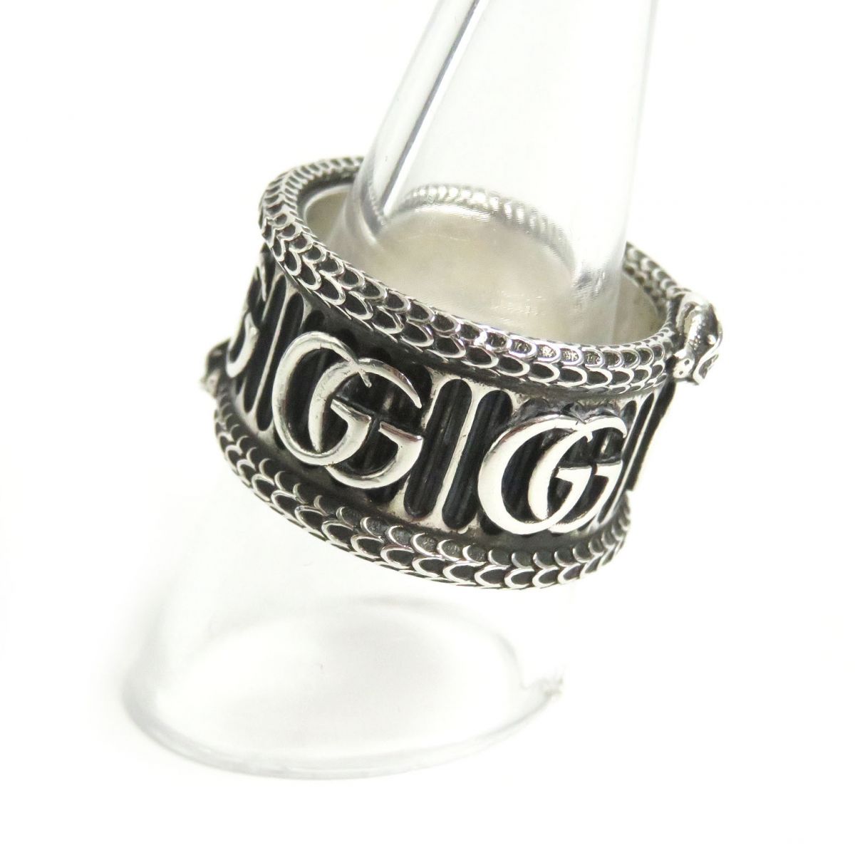 Luxury Gucci Trending 2025 Double G Snake Silver Ring 577201