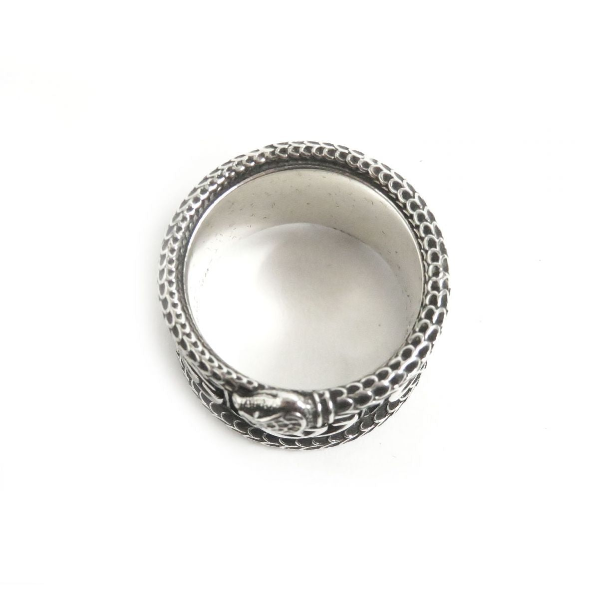Luxury Gucci Trending 2025 Double G Snake Silver Ring 577201