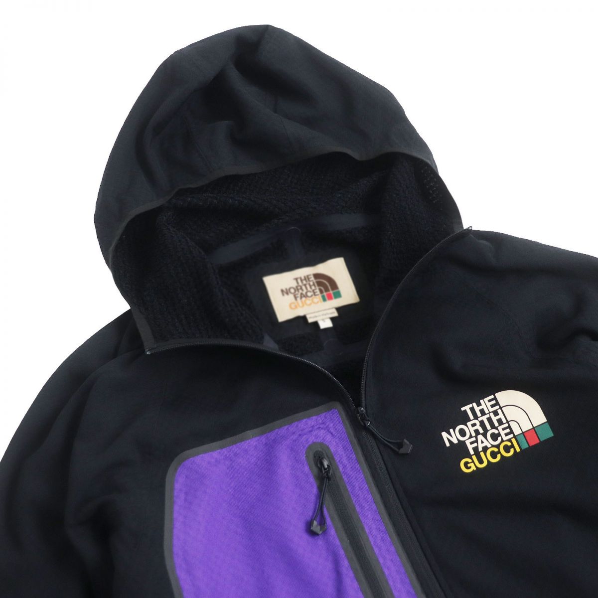 Luxury Gucci Trending 2025 x The North Face Fleece Half-Zip Jacket Black S