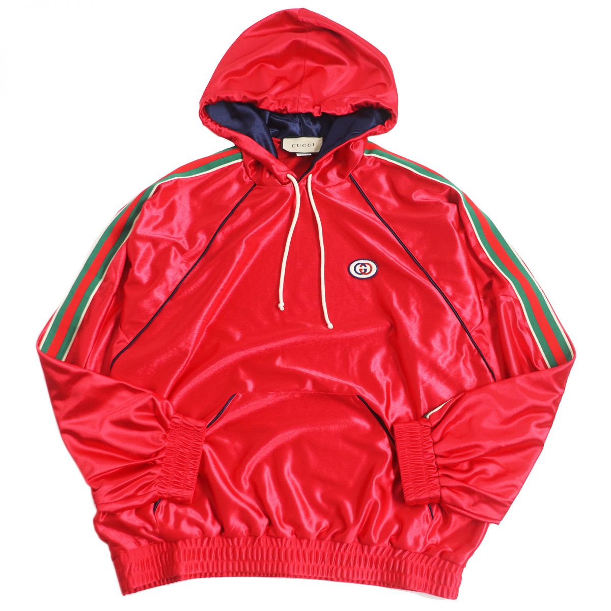 Luxury Gucci Trending 2025 M Logo Patch Jersey Hoodie 653373