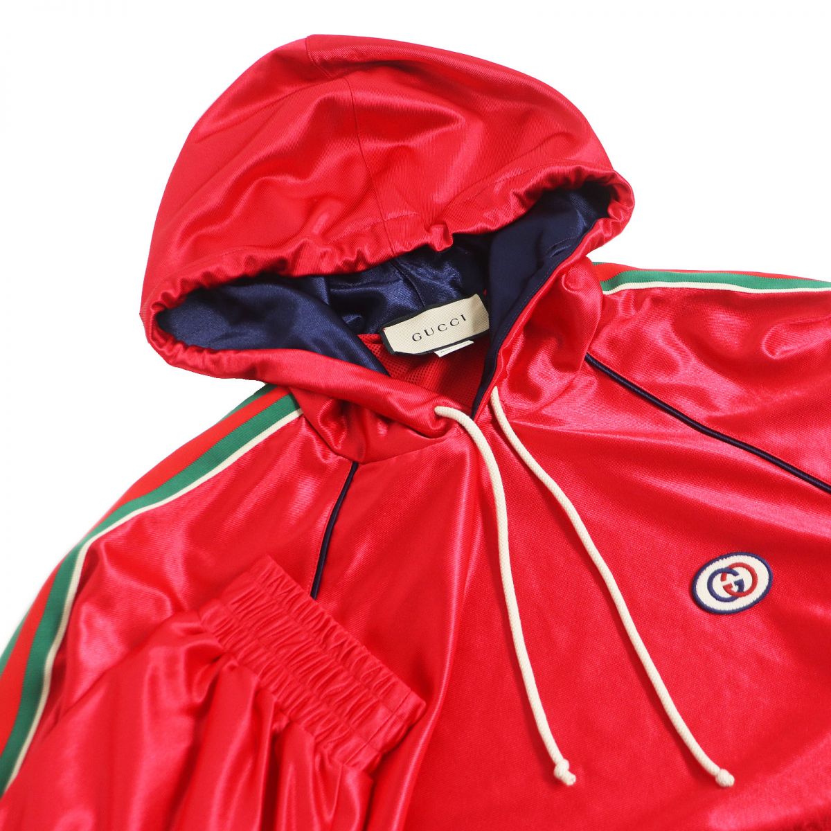 Luxury Gucci Trending 2025 M Logo Patch Jersey Hoodie 653373