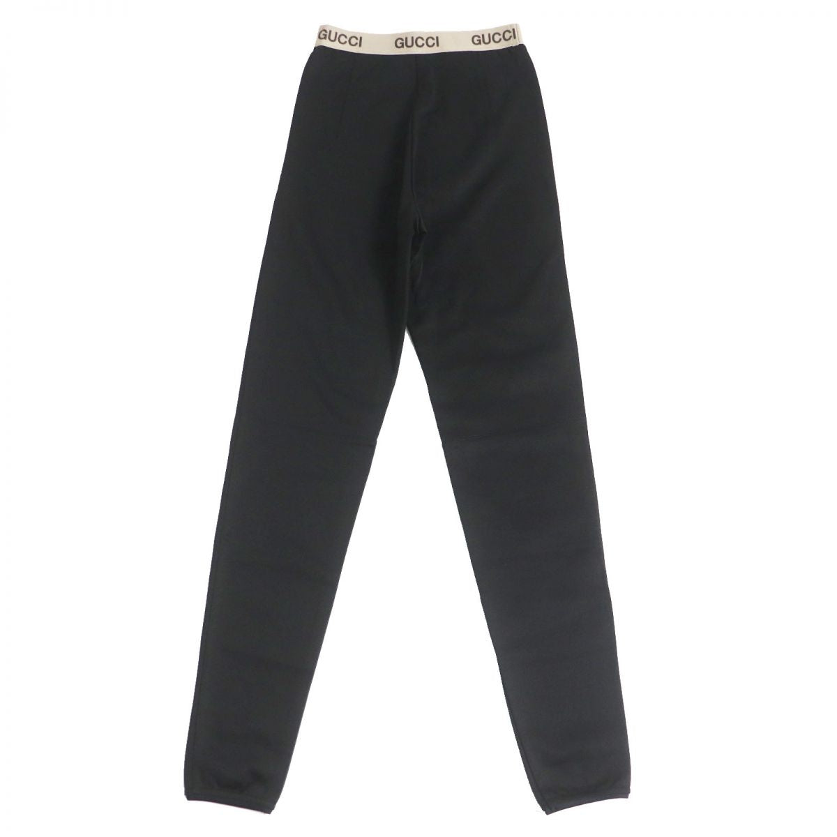 Luxury Gucci Trending 2025 Ribbed Logo Leggings Black XS
