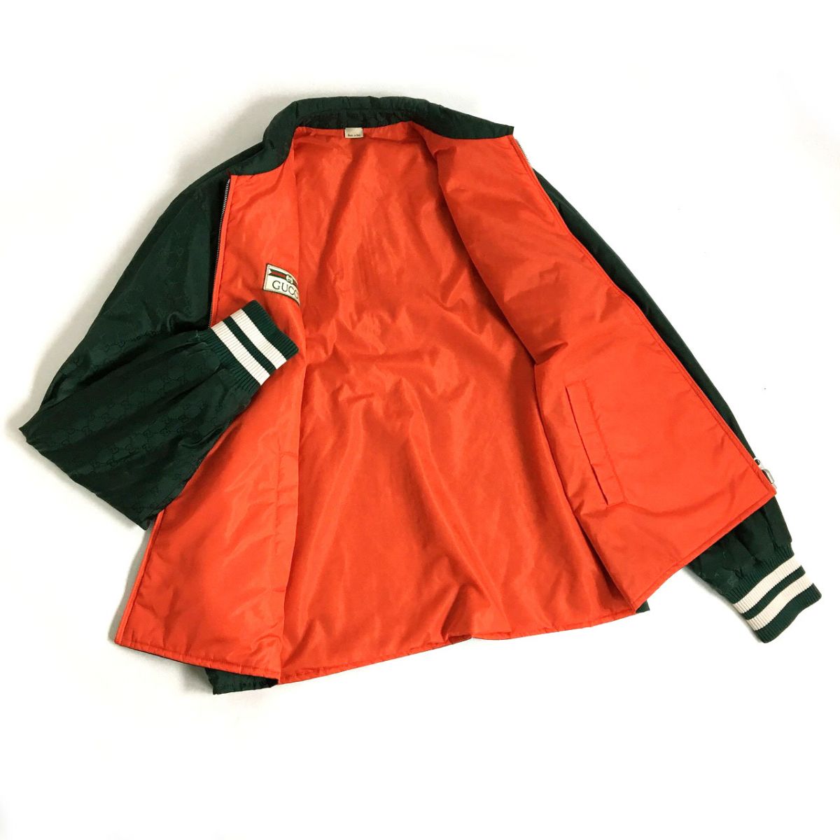 Luxury Gucci Trending 2025 GG Nylon Reversible Blouson Jacket 46