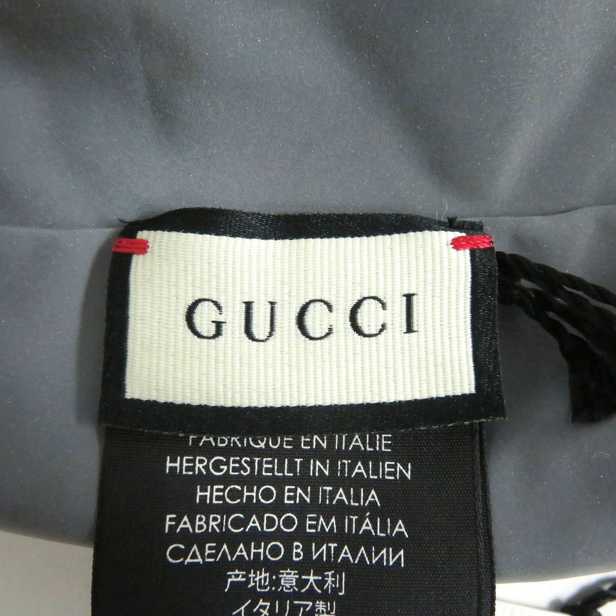 Luxury Gucci Trending 2025 Web Line Reflective Hood Silver M Jacket