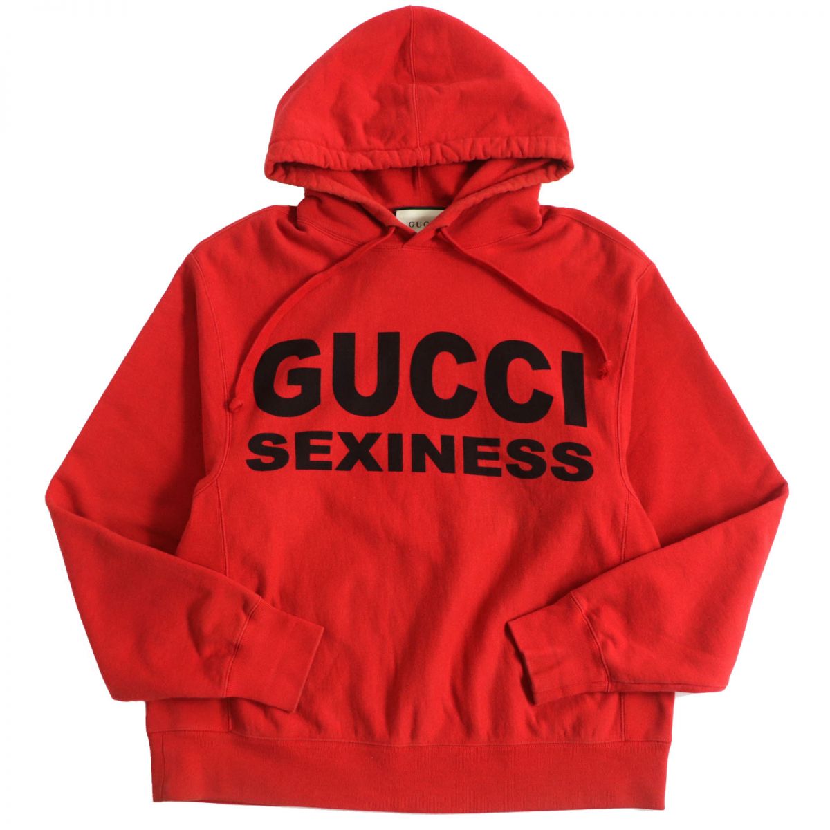 Luxury Gucci Trending 2025 Cotton Pullover Logo Hoodie Red XS