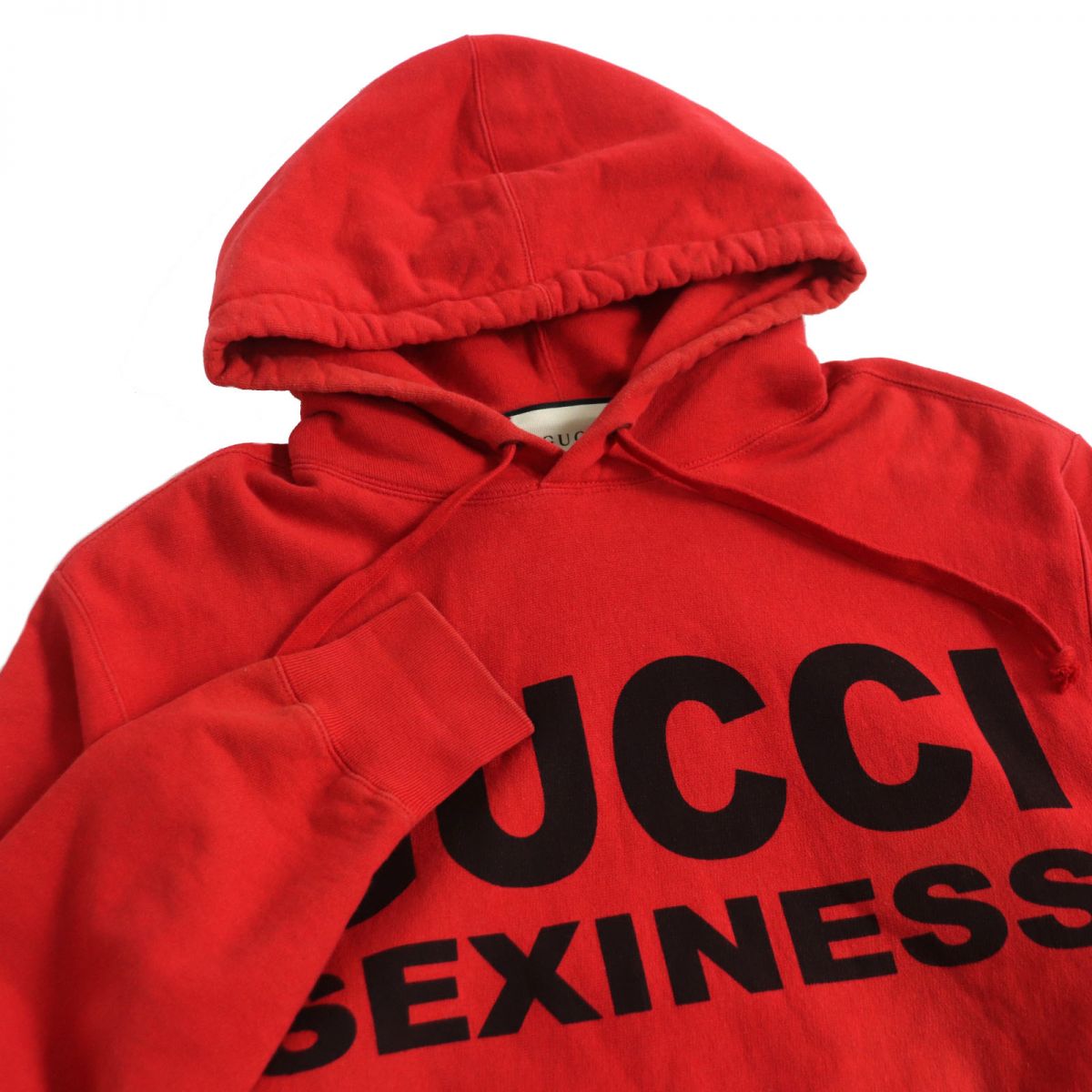 Luxury Gucci Trending 2025 Cotton Pullover Logo Hoodie Red XS