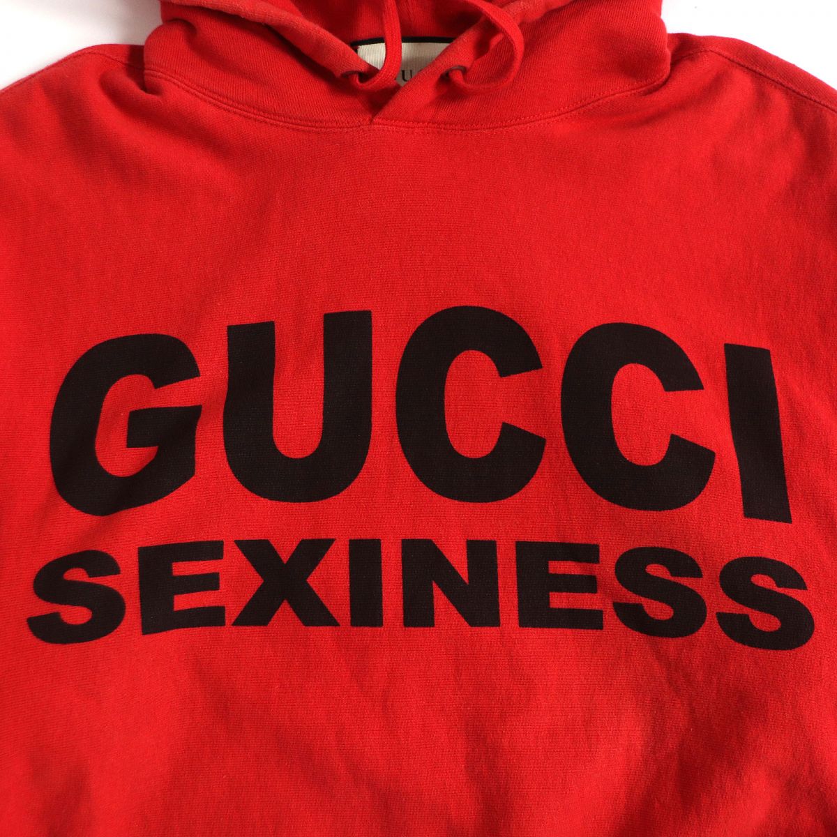 Luxury Gucci Trending 2025 Cotton Pullover Logo Hoodie Red XS