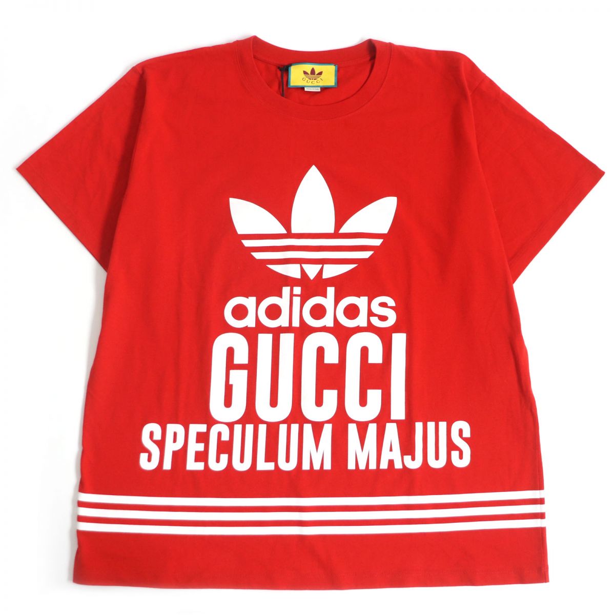 Luxury Gucci Trending 2025 Adidas Trefoil Logo T-Shirt Red L
