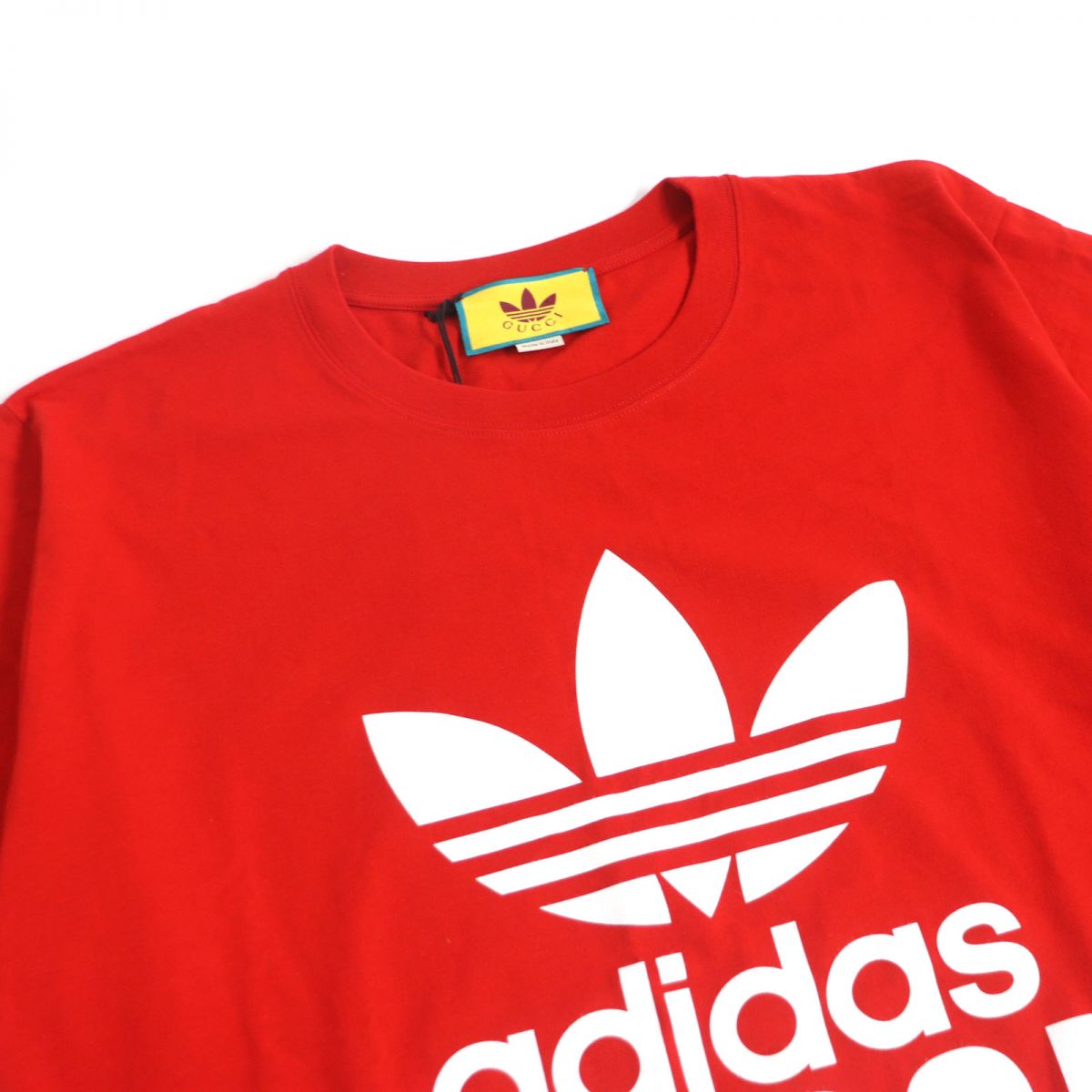 Luxury Gucci Trending 2025 Adidas Trefoil Logo T-Shirt Red L