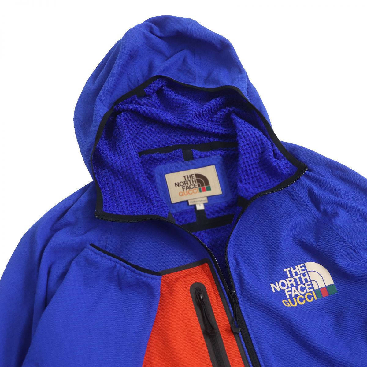 Luxury Gucci Trending 2025 x The North Face Fleece Half-Zip Jacket Blue S