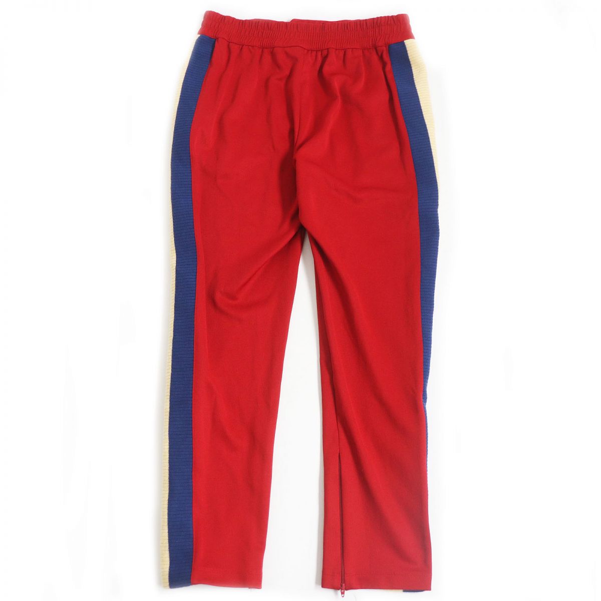 Luxury Gucci Trending 2025 Logo Patch Track Pants Red M