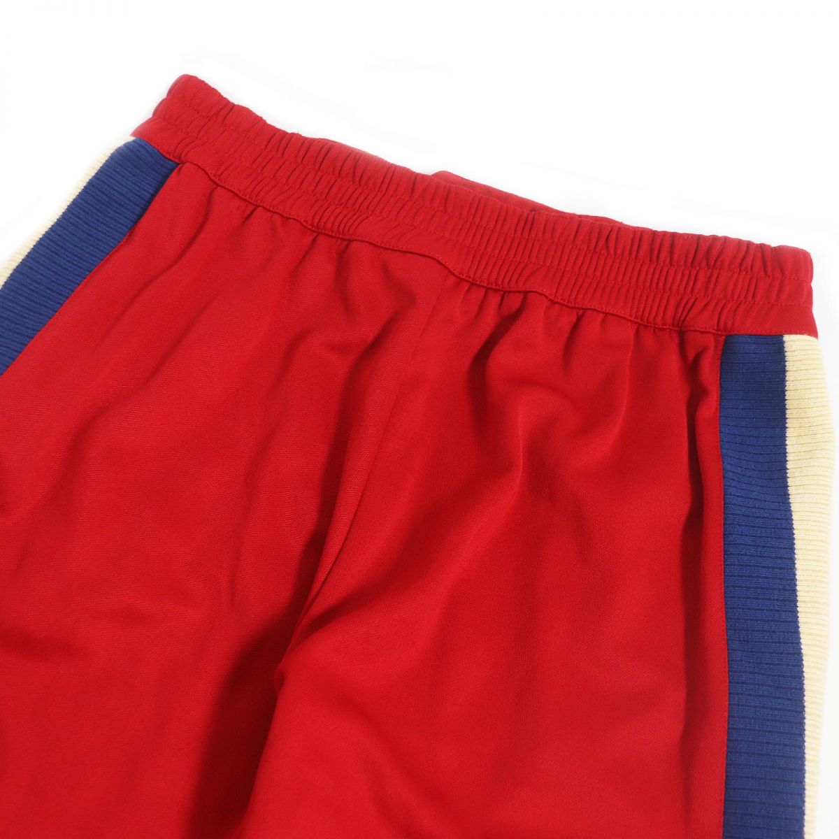 Luxury Gucci Trending 2025 Logo Patch Track Pants Red M