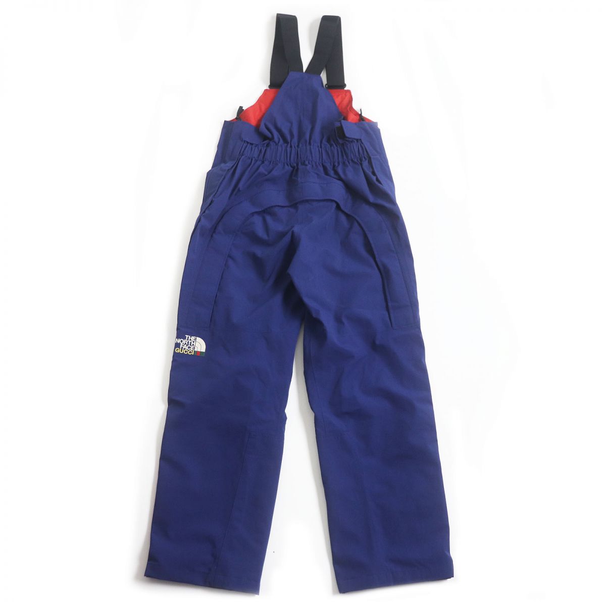 Luxury Gucci Trending 2025 x The North Face Logo Embroidery Overalls M Blue