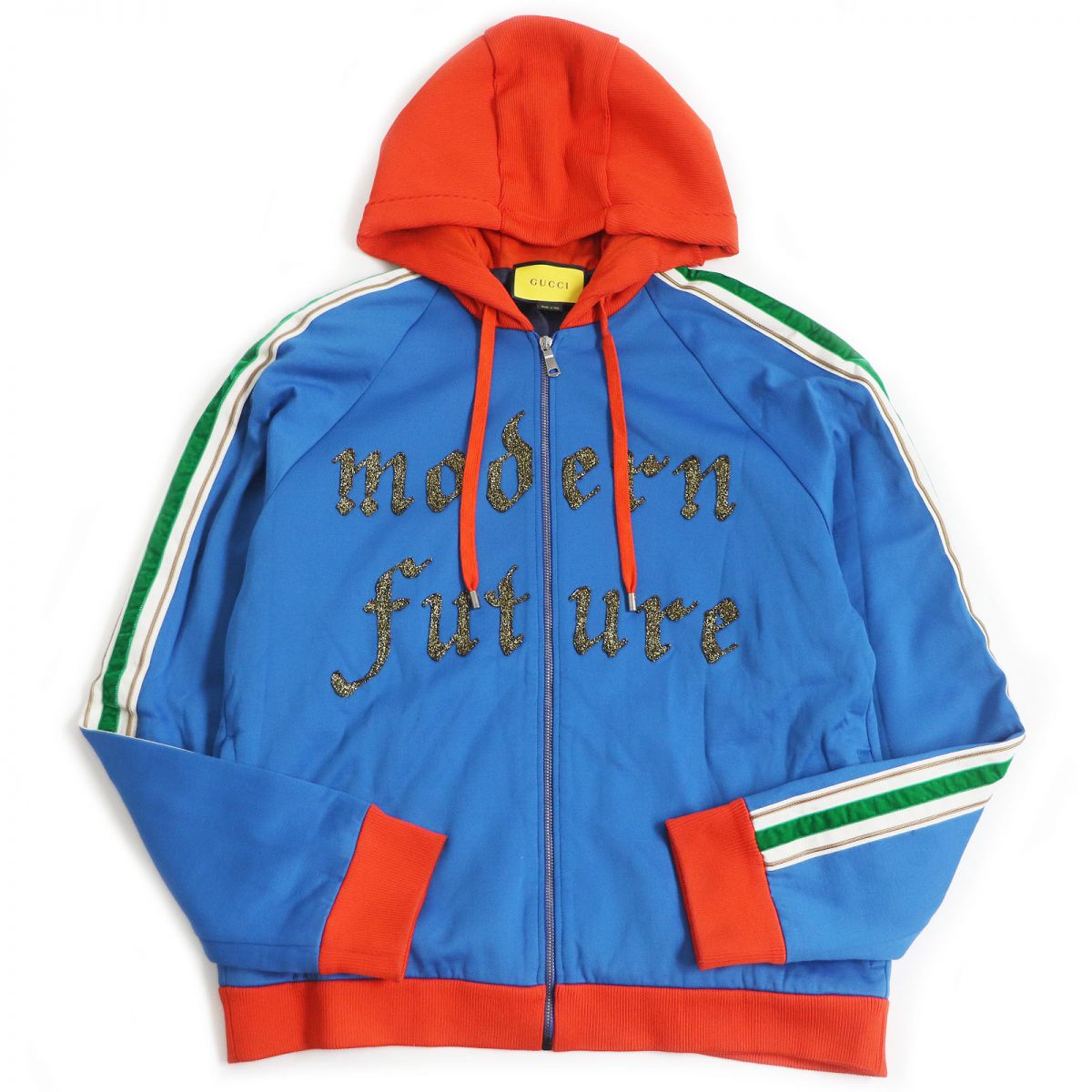 Luxury Gucci Trending 2025 Panther Embroidery Hooded Track Jacket XL