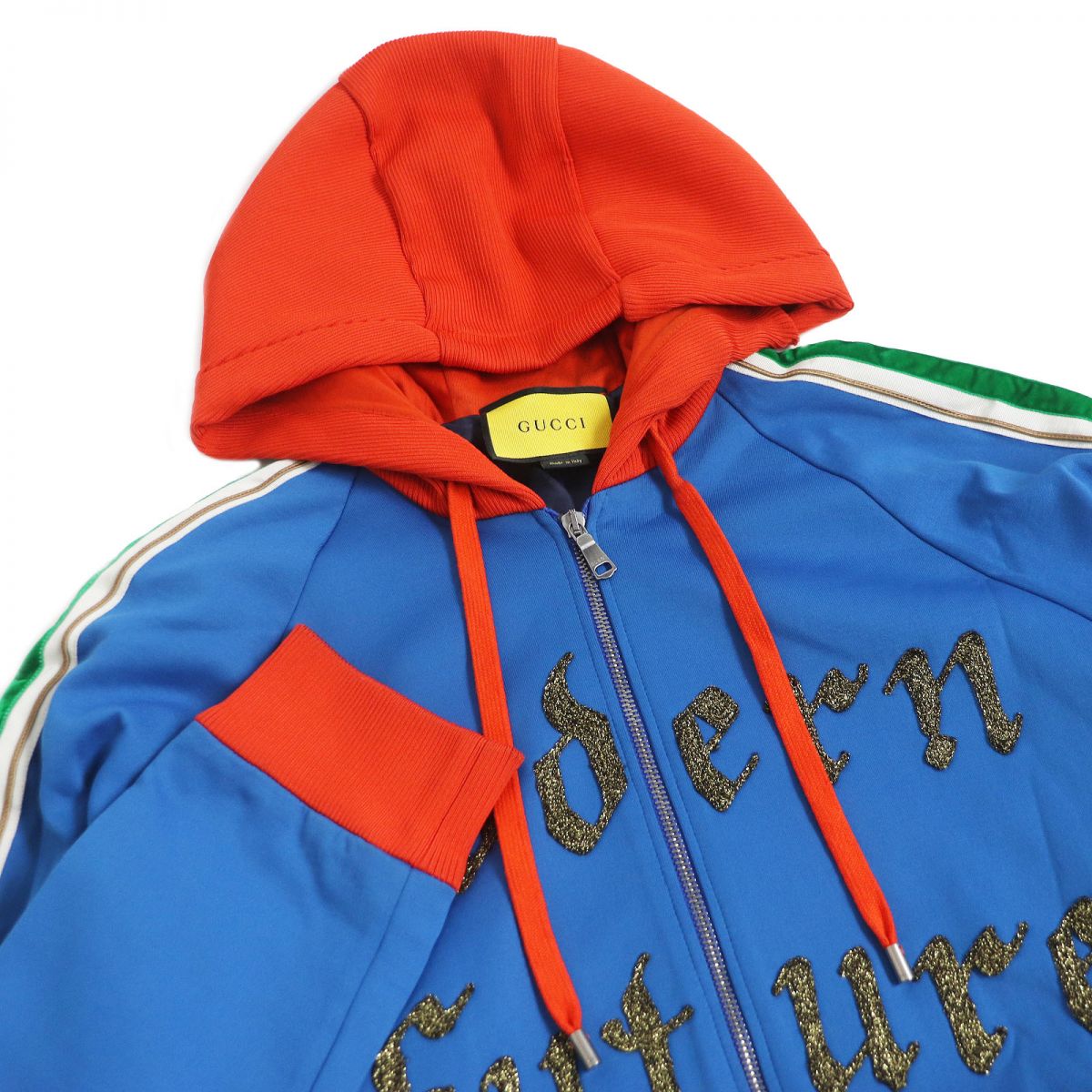 Luxury Gucci Trending 2025 Panther Embroidery Hooded Track Jacket XL