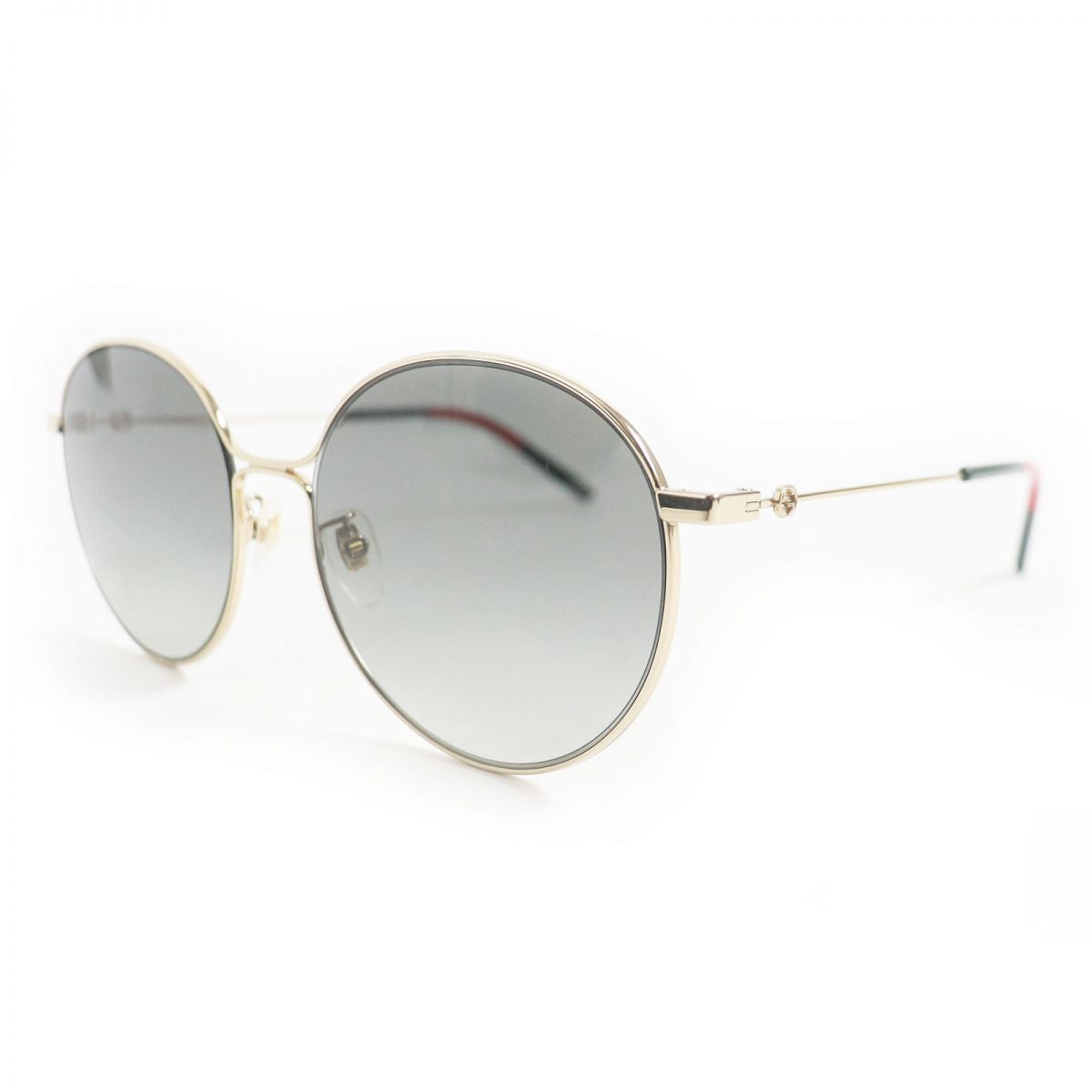 Luxury Gucci Trending 2025 GG0395SK Web Stripe Sunglasses Gold