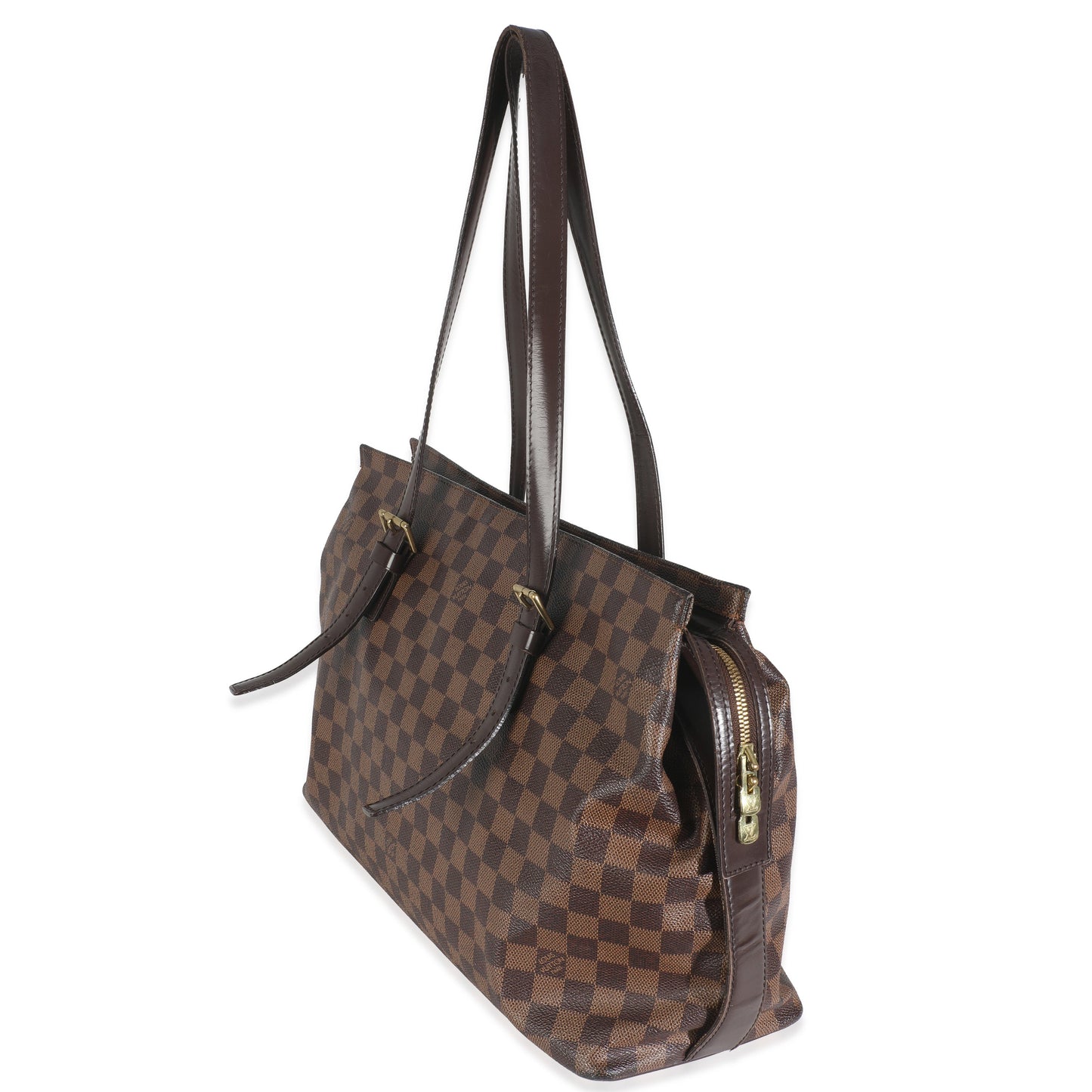Louis Vuitton Damier Ebene Canvas Chelsea Zip Tote