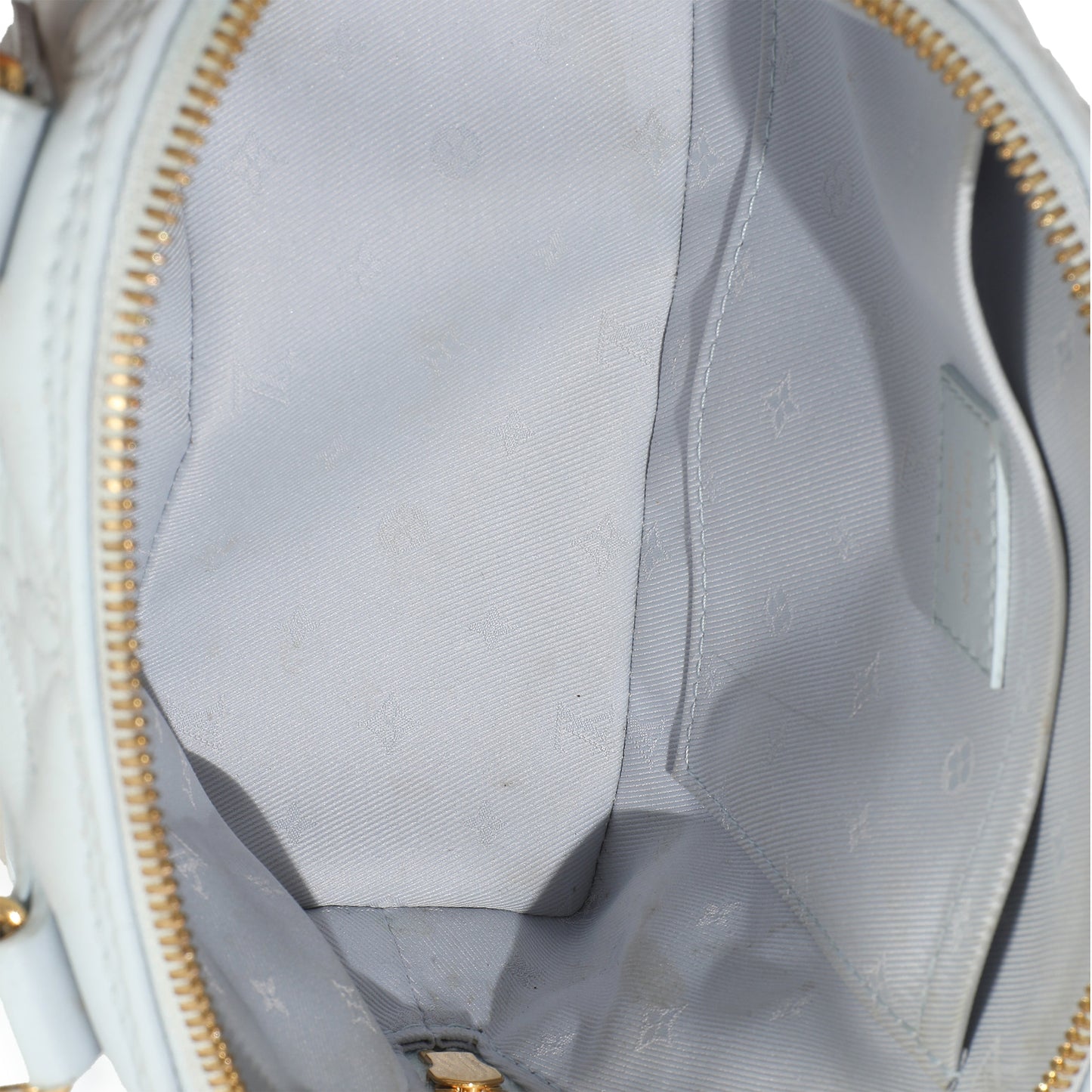 Louis Vuitton Blue Glacier Bubblegram Calfskin Alma BB
