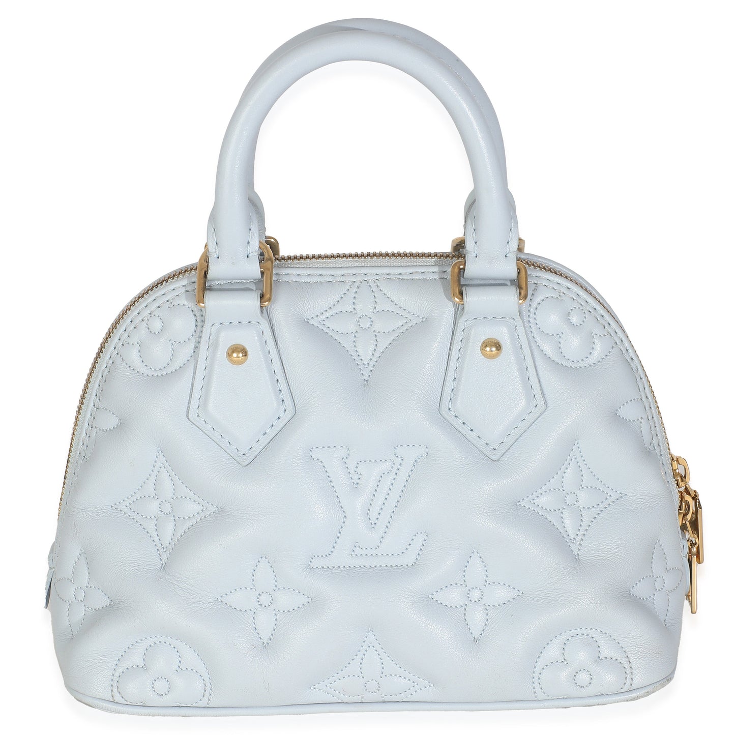 Louis Vuitton Blue Glacier Bubblegram Calfskin Alma BB