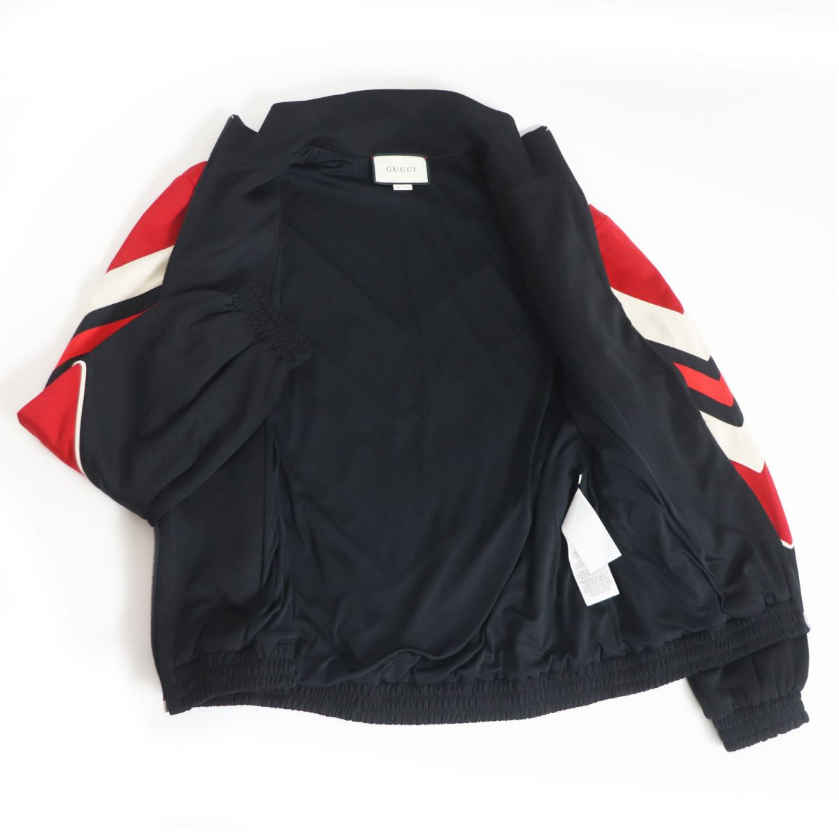 Luxury Gucci Trending 2025 Logo Embroidery Zip-Up Track Jacket Black S